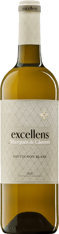 8,95 € Free Shipping | White wine Marqués de Cáceres Excellens D.O.Ca. Rioja The Rioja Spain Sauvignon White Bottle 75 cl