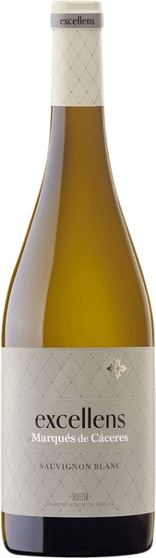 Бесплатная доставка | Белое вино Marqués de Cáceres Excellens D.O.Ca. Rioja Ла-Риоха Испания Sauvignon White 75 cl