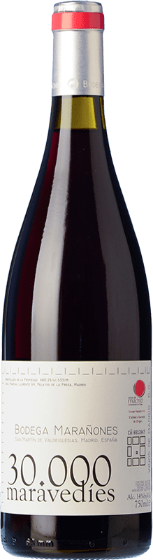 13,95 € | Red wine Marañones Treintamil Maravedíes Aged D.O. Vinos de Madrid Madrid's community Spain Syrah, Grenache Bottle 75 cl