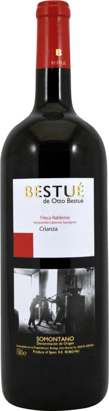 16,95 € | Red wine Otto Bestué Finca Rableros D.O. Somontano Catalonia Spain Tempranillo, Cabernet Sauvignon Magnum Bottle 1,5 L