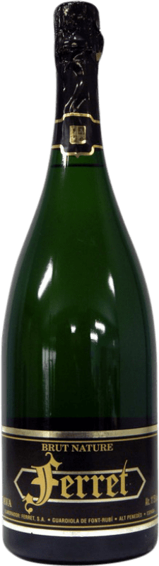 19,95 € | 白スパークリングワイン Ferret ブルットの自然 グランド・リザーブ D.O. Cava カタロニア スペイン Macabeo, Xarel·lo, Parellada マグナムボトル 1,5 L