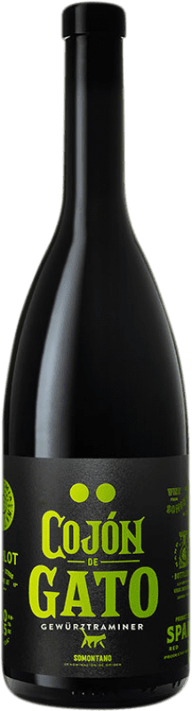 10,95 € | Vin blanc Vinos Divertidos Cojón de Gato D.O. Somontano Aragon Espagne Gewürztraminer 75 cl