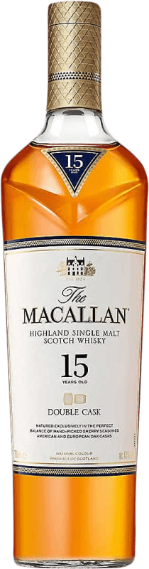 201,95 € Kostenloser Versand | Single Malt Whisky Macallan Double Cask — Doppelfass 15 Jahre
