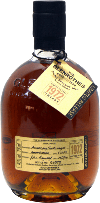 送料無料 | ウイスキーシングルモルト Glenrothes Vintage イギリス 70 cl