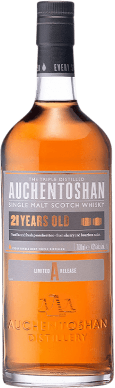 送料無料 | ウイスキーシングルモルト Auchentoshan Lowlands イギリス 21 年 70 cl