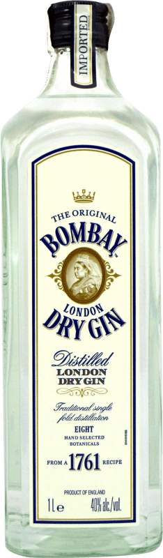 21,95 € | Genever Gin Bombay Original Reino Unido 1 L