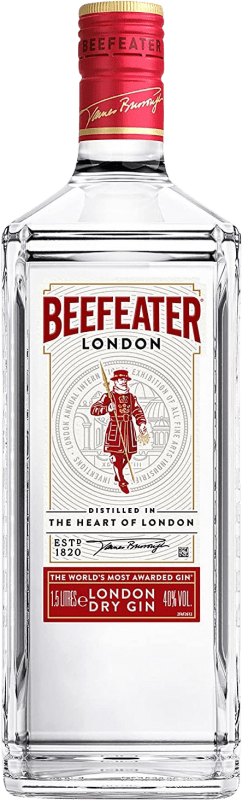 58,95 € 免费送货 | 金酒 Beefeater 瓶子 Magnum 1,5 L