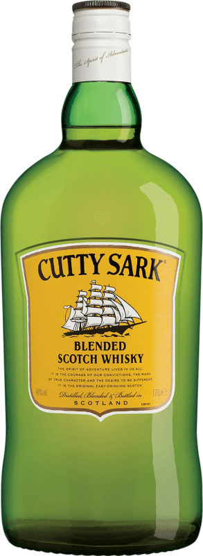 送料無料 | ウイスキーブレンド Cutty Sark イギリス 特別なボトル 1,75 L