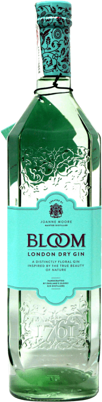 Envio grátis | Gin G&J Greenalls Bloom Gin Reino Unido 1 L