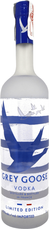 Kostenloser Versand | Wodka Grey Goose Riviera Limited Edition Frankreich 1 L