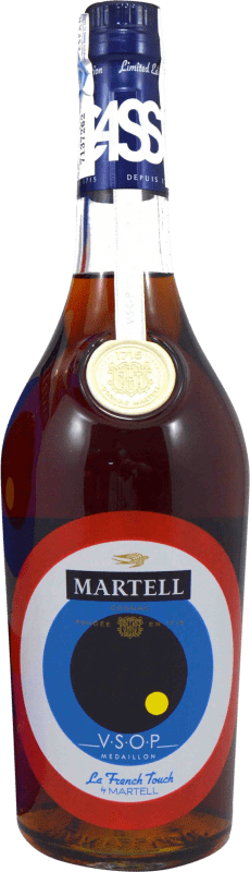 38,95 € | Cognac Conhaque Martell V.S.O.P. La French Touch A.O.C. Cognac França 70 cl