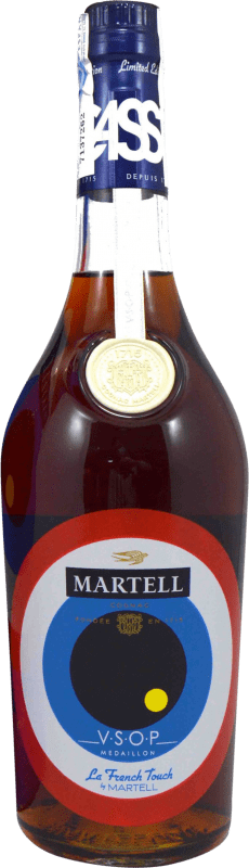 Kostenloser Versand | Cognac Martell V.S.O.P. La French Touch A.O.C. Cognac Frankreich 70 cl