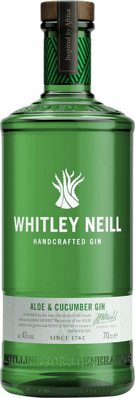 18,95 € | Gin Whitley Neill Aloe & Cucumber Gin Regno Unito 70 cl