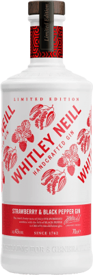 Genever Gin Whitley Neill 70 cl Strawberry — Fragola, Black Pepper — Pepe Nero