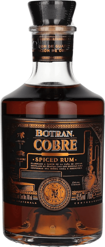78,95 € Free Shipping | Rum Licorera Quezalteca Botran Cobre Spiced