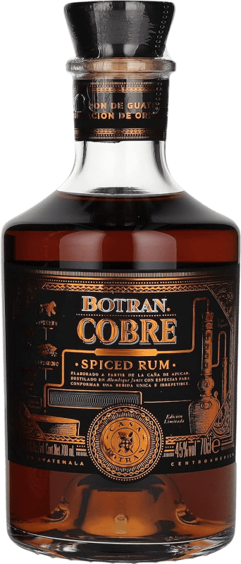 Envoi gratuit | Rhum Licorera Quezalteca Botran Cobre Spiced Guatemala 70 cl