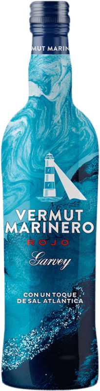 Бесплатная доставка | Вермут Pedro Domecq Fundador Marinero Rojo Испания 75 cl