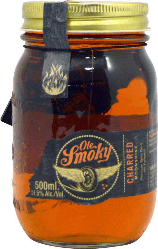 Бесплатная доставка | Купажированный виски Ole Smoky Charred Moonshine Соединенные Штаты бутылка Medium 50 cl