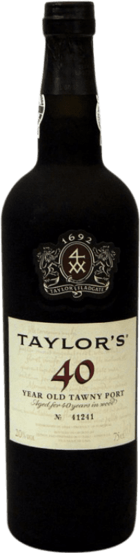 Free Shipping | Fortified wine Taylor's I.G. Porto Porto Portugal 40 Years 75 cl