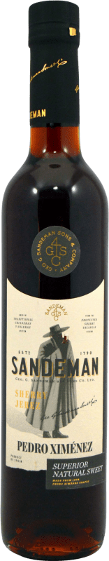 Envio grátis | Vinho fortificado Sandeman Porto D.O. Jerez-Xérès-Sherry Andaluzia Espanha Pedro Ximénez Garrafa Medium 50 cl