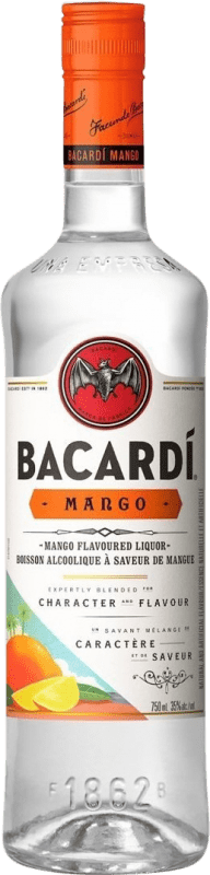 Envoi gratuit | Rhum Bacardí Mango Porto Rico 1 L