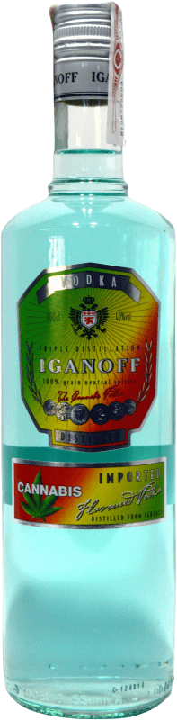 18,95 € | Vodka Jodhpur Iganoff Cannabis Spain Bottle 1 L