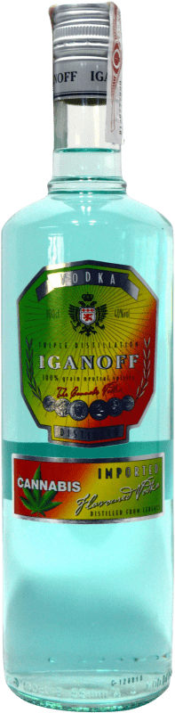 Envio grátis | Vodca Jodhpur Iganoff Cannabis Espanha 1 L