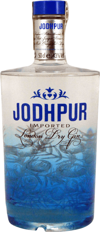 8,95 € Spedizione Gratuita | Genever Gin Jodhpur Bottiglia Medium 50 cl