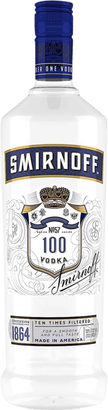 19,95 € | 伏特加 Smirnoff Ten Times Filtered Blue — 蓝色版, Blue — 蓝色 俄罗斯联邦 1 L