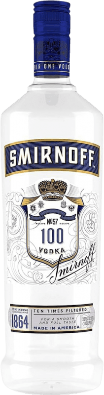 28,95 € | Водка Smirnoff Blue Ten Times Filtered Российская Федерация 1 L