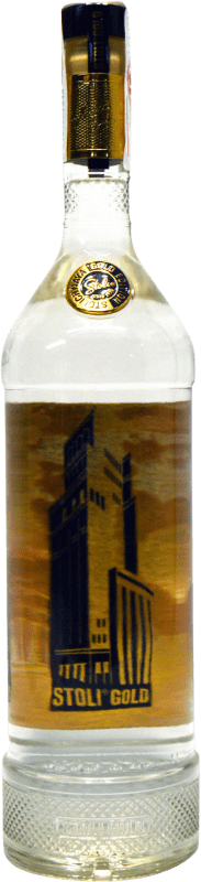 37,95 € Envio grátis | Vodka Stolichnaya Gold — Edição Ouro