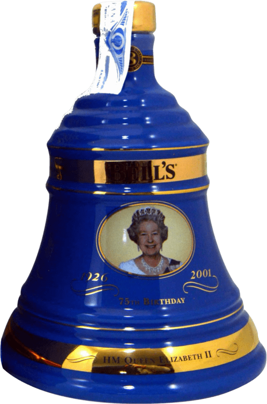 送料無料 | ウイスキーブレンド Bell's 75Th Birthday The Queen Decanter イギリス 70 cl