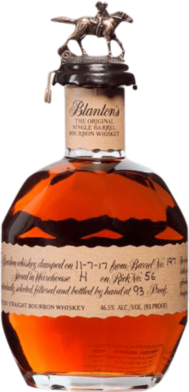 Envio grátis | Whisky Bourbon Blanton's Original Single Barrel Reserva Estados Unidos 70 cl