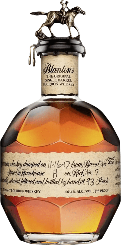 Бесплатная доставка | Бурбон Blanton's Single Barrel — Одна бочка, Оригинальный Резерва Соединенные Штаты 70 cl