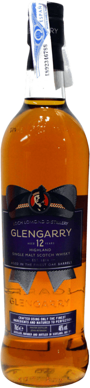 Kostenloser Versand | Single Malt Whisky Loch Lomond Glengarry Großbritannien 12 Jahre 70 cl