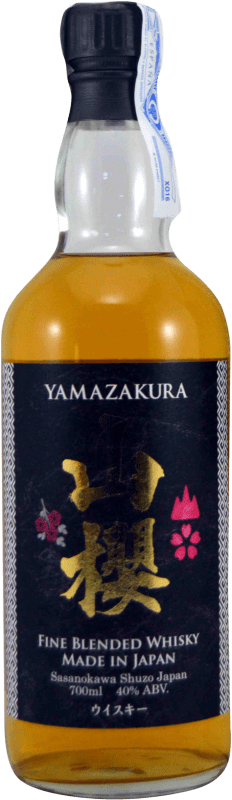 送料無料 | ウイスキーブレンド Sasa-no-kawa Shuzo Yamazakura Fine 日本 70 cl