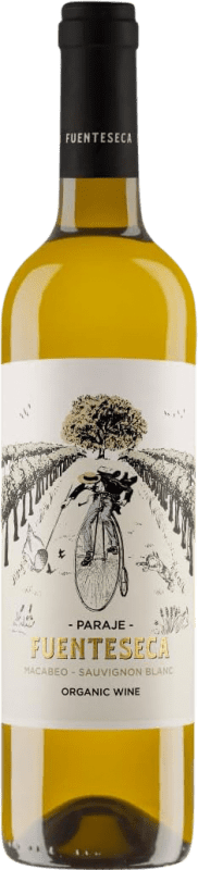 11,95 € Envío gratis | Vino blanco Sierra Norte Fuenteseca Macabeo Sauvignon Blanc D.O. Utiel-Requena Ecológico
