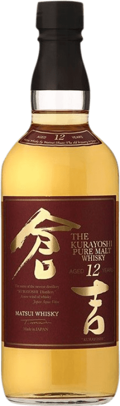 送料無料 | ウイスキーシングルモルト The Kurayoshi Pure Malt 日本 12 年 70 cl
