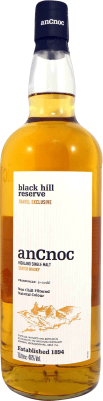 38,95 € | Whisky Single Malt anCnoc Knockdhu Black Hill Reserva Reino Unido 1 L