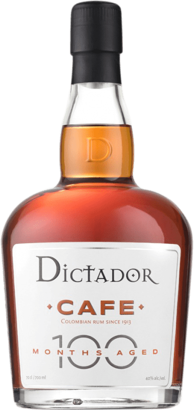 Free Shipping | Rum Dictador 100 Months Aged Rum Café Colombia 70 cl