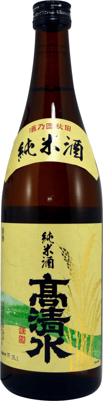 27,95 € Free Shipping | Sake Akita Shurui Seizoh Takashimizu Japan Bottle 72 cl