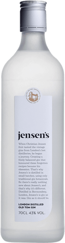 Envío gratis | Ginebra Gin Berdmonsey Jensen's Old Tom Reino Unido 70 cl