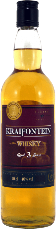 Envío gratis | Whisky Single Malt Bergvliet Kraifontein España 3 Años 70 cl