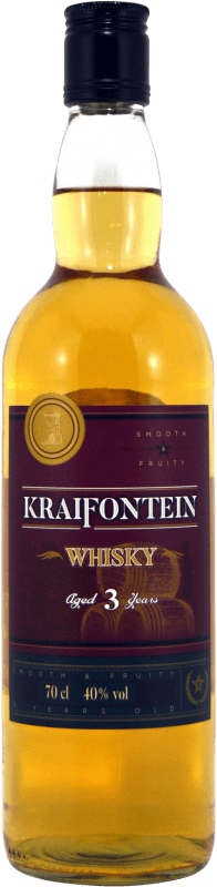 7,95 € Free Shipping | Whisky Single Malt Bergvliet Kraifontein Spain 3 Years Bottle 70 cl