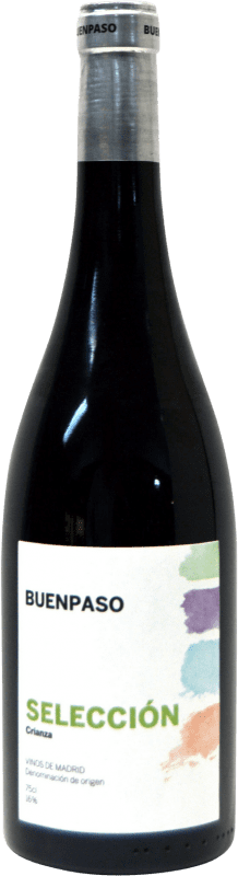 Free Shipping | Red Wine Buen Paso Selection Crianza — Aged D.O. Vinos de Madrid Madrid's community Spain Tempranillo, Merlot, Syrah — Shiraz, Cabernet Sauvignon 75 cl