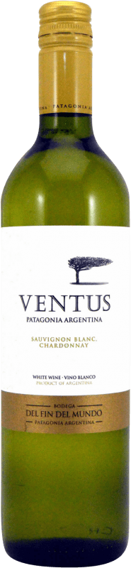13,95 € Kostenloser Versand | Weißwein Fin del Mundo Ventus Sauvignon Blanc Chardonnay I.G. Mendoza