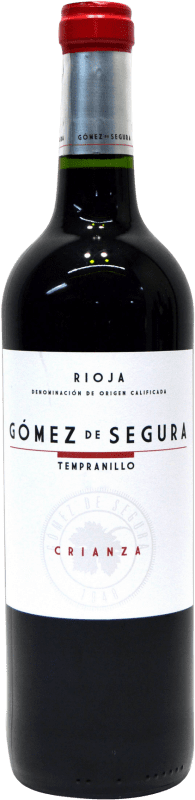 6,95 € | Rotwein Gómez de Segura Crianza — Kurze Fassreifung D.O.Ca. Rioja La Rioja Spanien Tempranillo 75 cl