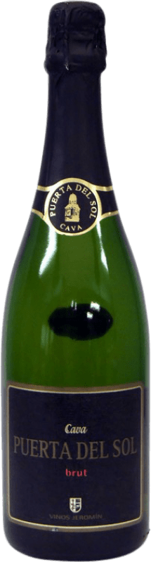 Free Shipping | White sparkling Jeromín Puerta del Sol D.O. Vinos de Madrid Madrid's community Spain Macabeo, Chardonnay 75 cl