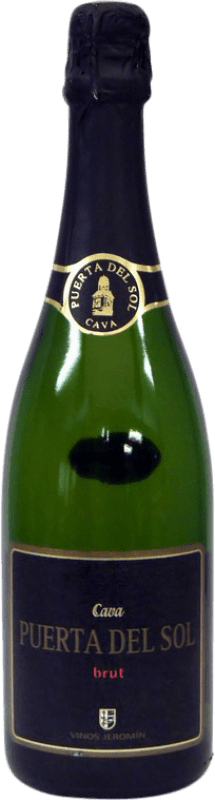 Free Shipping | White Sparkling Wine Jeromín Puerta del Sol D.O. Vinos de Madrid Madrid's community Spain Macabeo, Chardonnay 75 cl