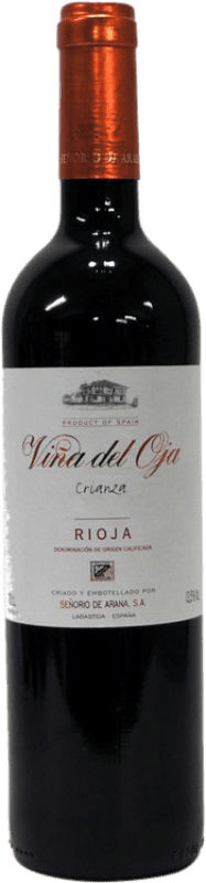 Free Shipping | Red wine Señorío de Arana Viña del Oja Aged D.O.Ca. Rioja The Rioja Spain Tempranillo, Mazuelo 75 cl